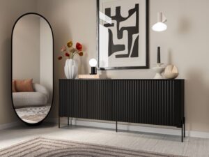 VERA komoda 190 czarny ( 1 szt.=2 p. )