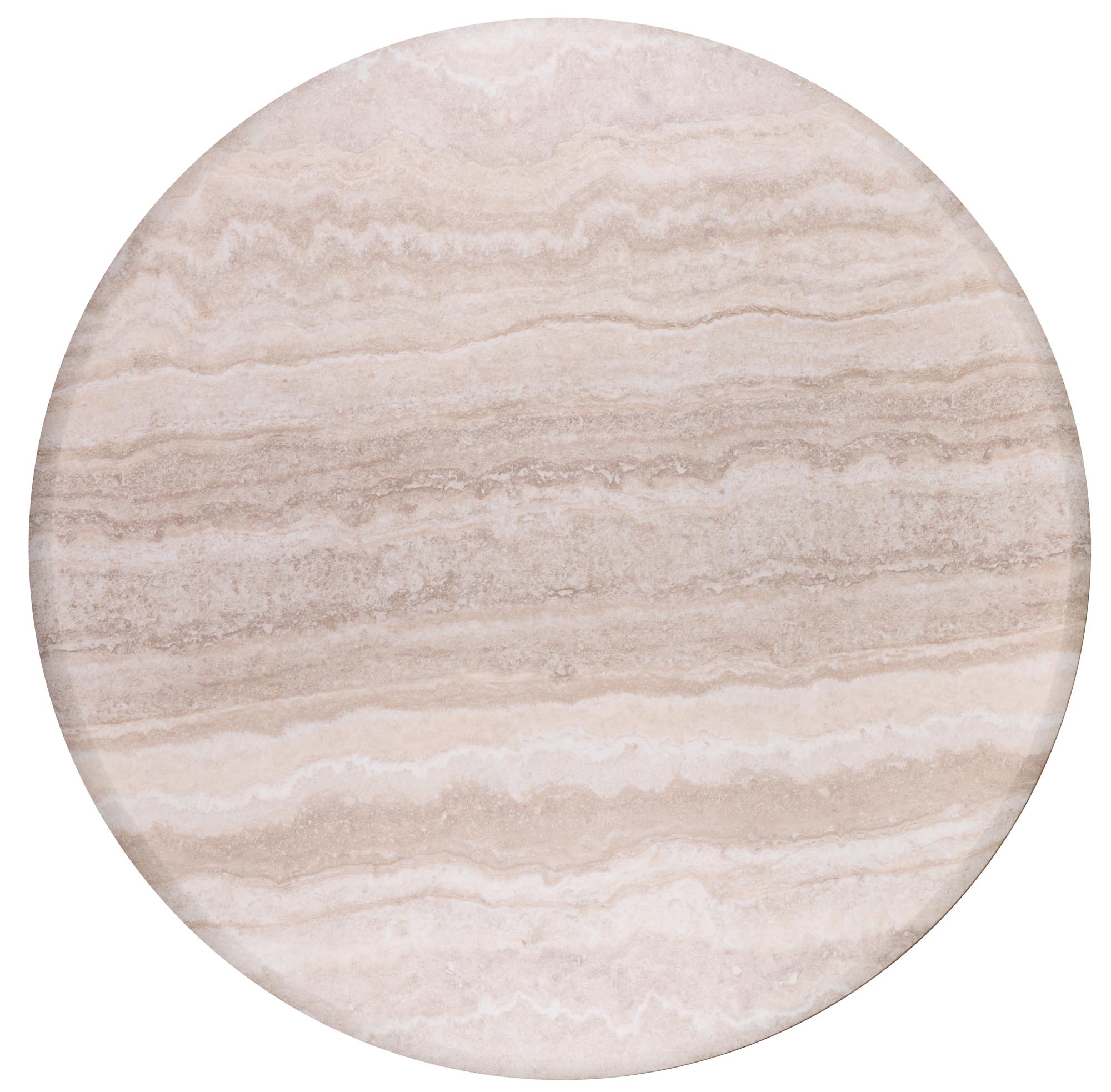ABBOT stół okrągły, jasny trawertyn - obrazek 5
