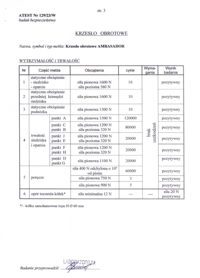 AMBASADOR fotel gabinetowy popielato / czarny - obrazek 5