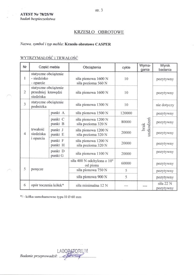 CASPER fotel gabinetowy czarny - obrazek 9
