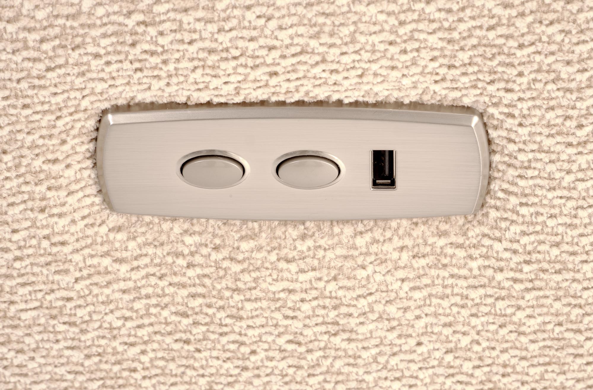 GALEON fotel wypoczynkowy z funkcją elektrycznego rozkładania, beżowy - obrazek 3