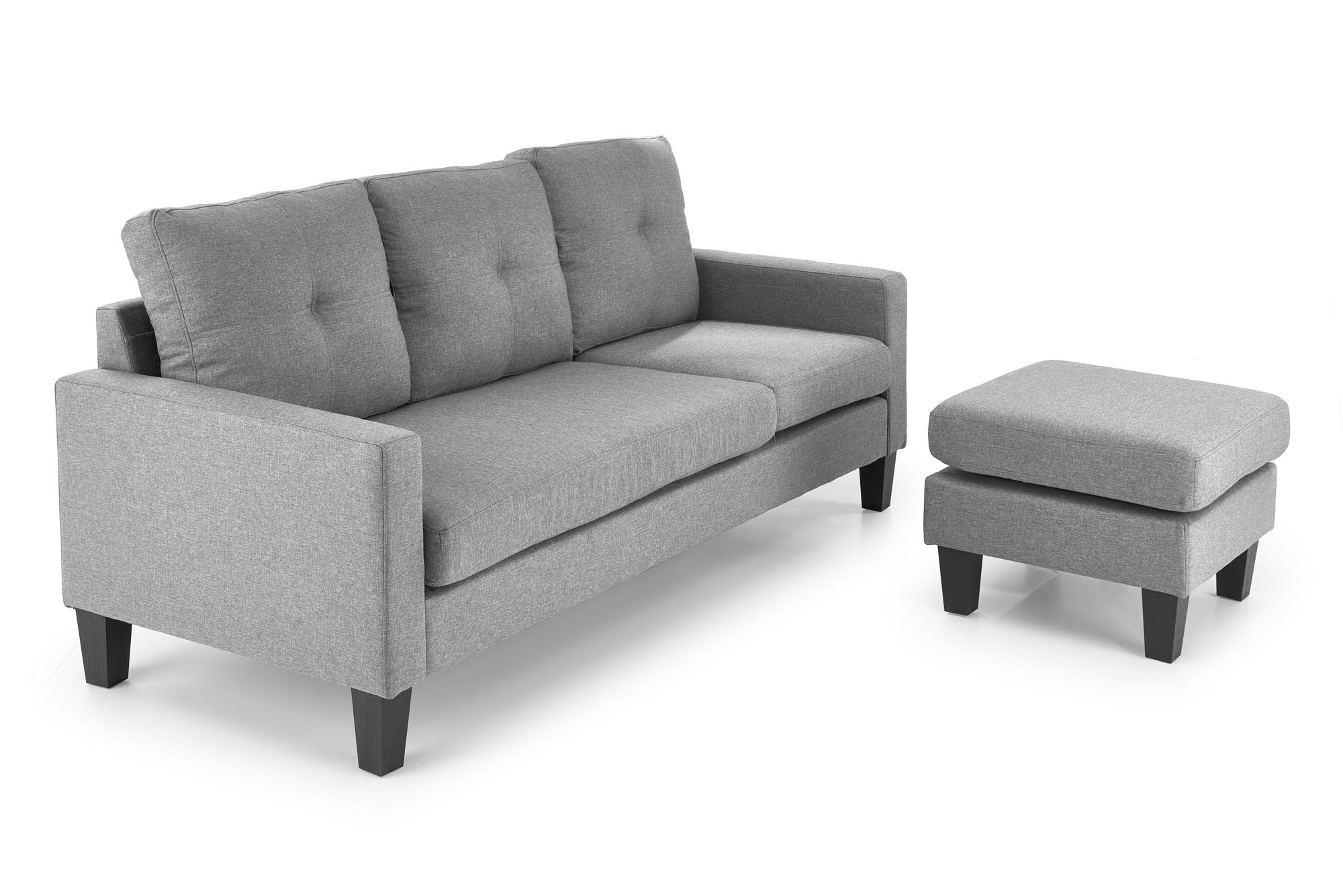 GERSON sofa z podnóżkiem popielaty - obrazek 10