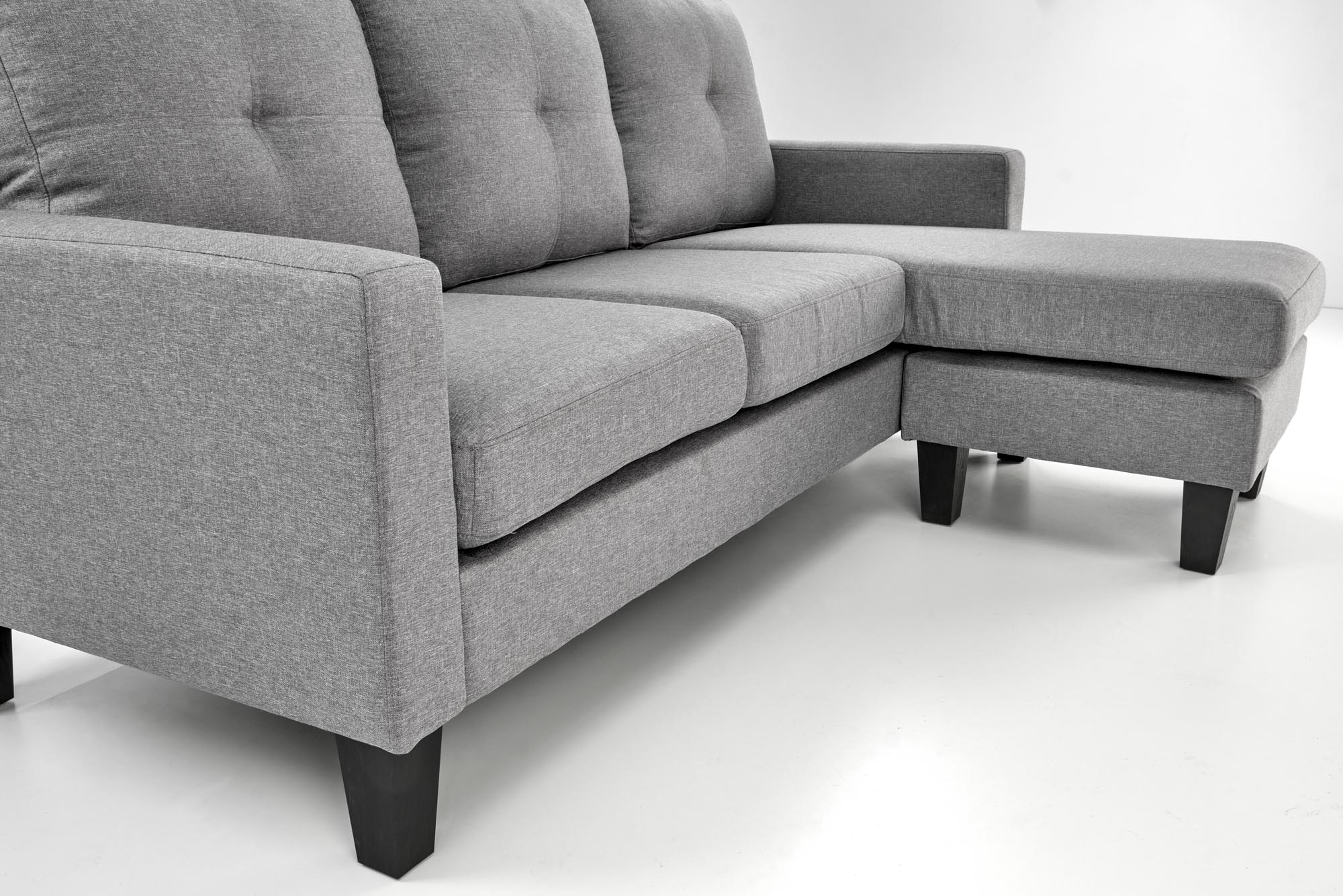 GERSON sofa z podnóżkiem popielaty - obrazek 11