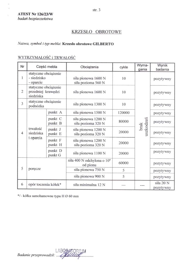 GILBERTO fotel gabinetowy czarny - obrazek 4