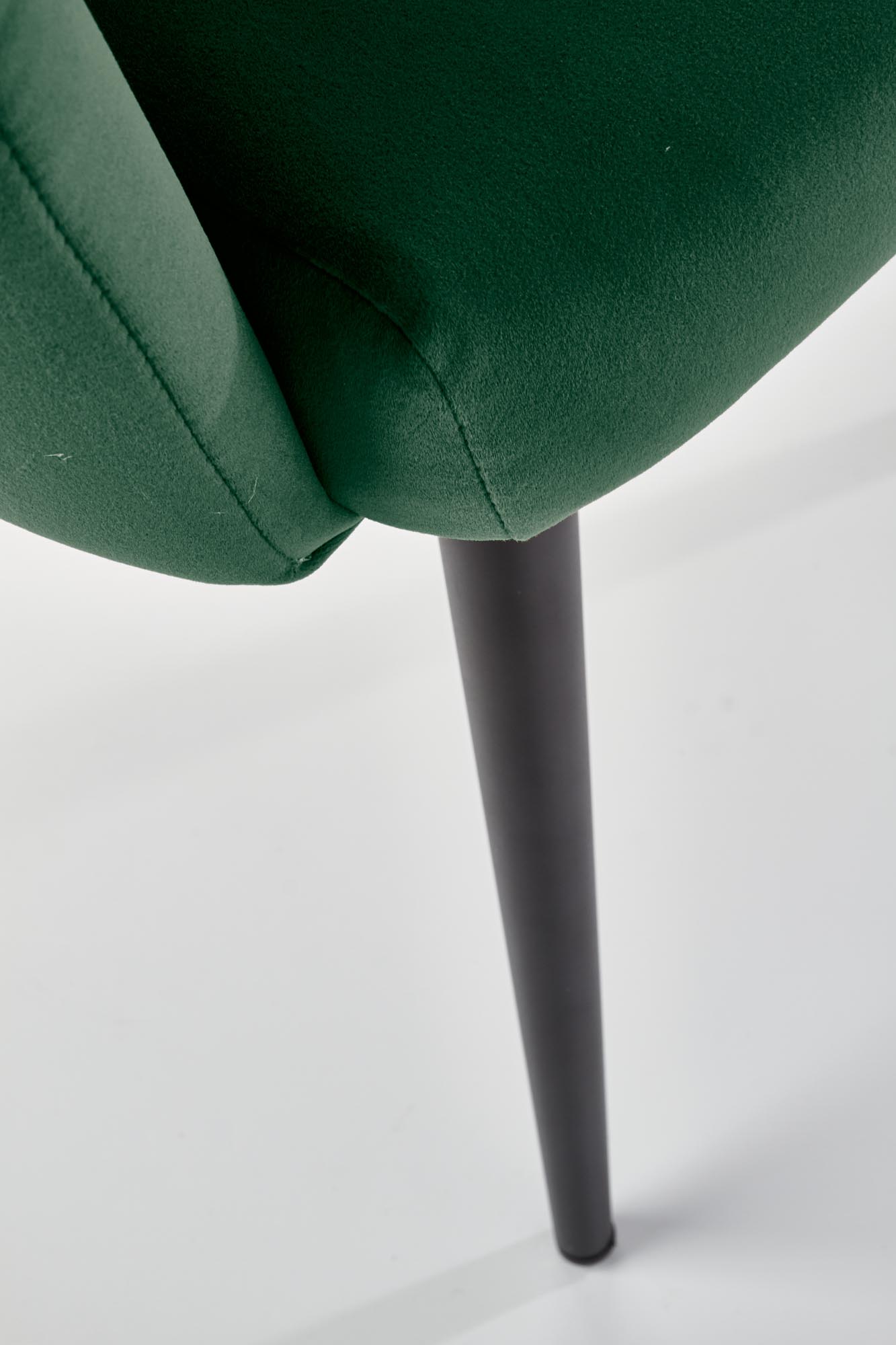 K410 krzesło c. zielony velvet - obrazek 8