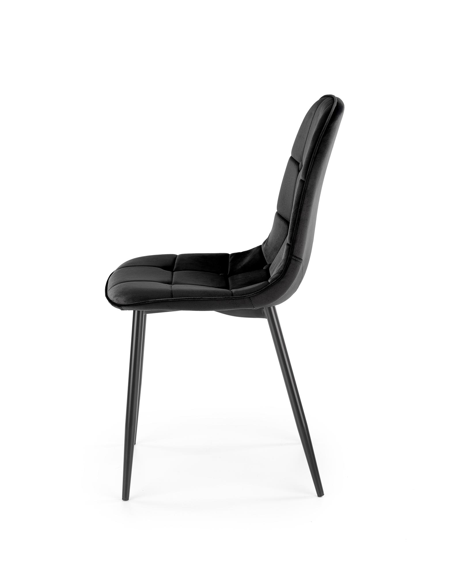 K417 krzesło czarny velvet - obrazek 3