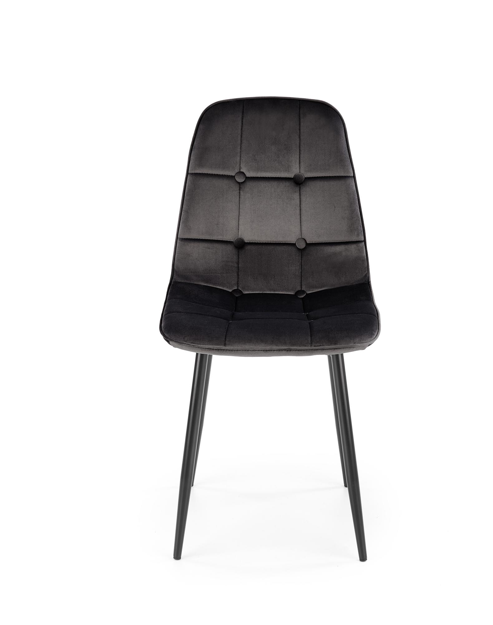 K417 krzesło czarny velvet - obrazek 5