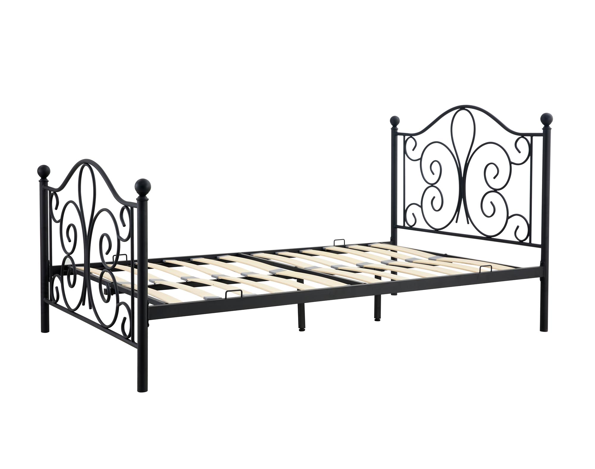 PANAMA 120 cm łóżko metalowe czarny - obrazek 3