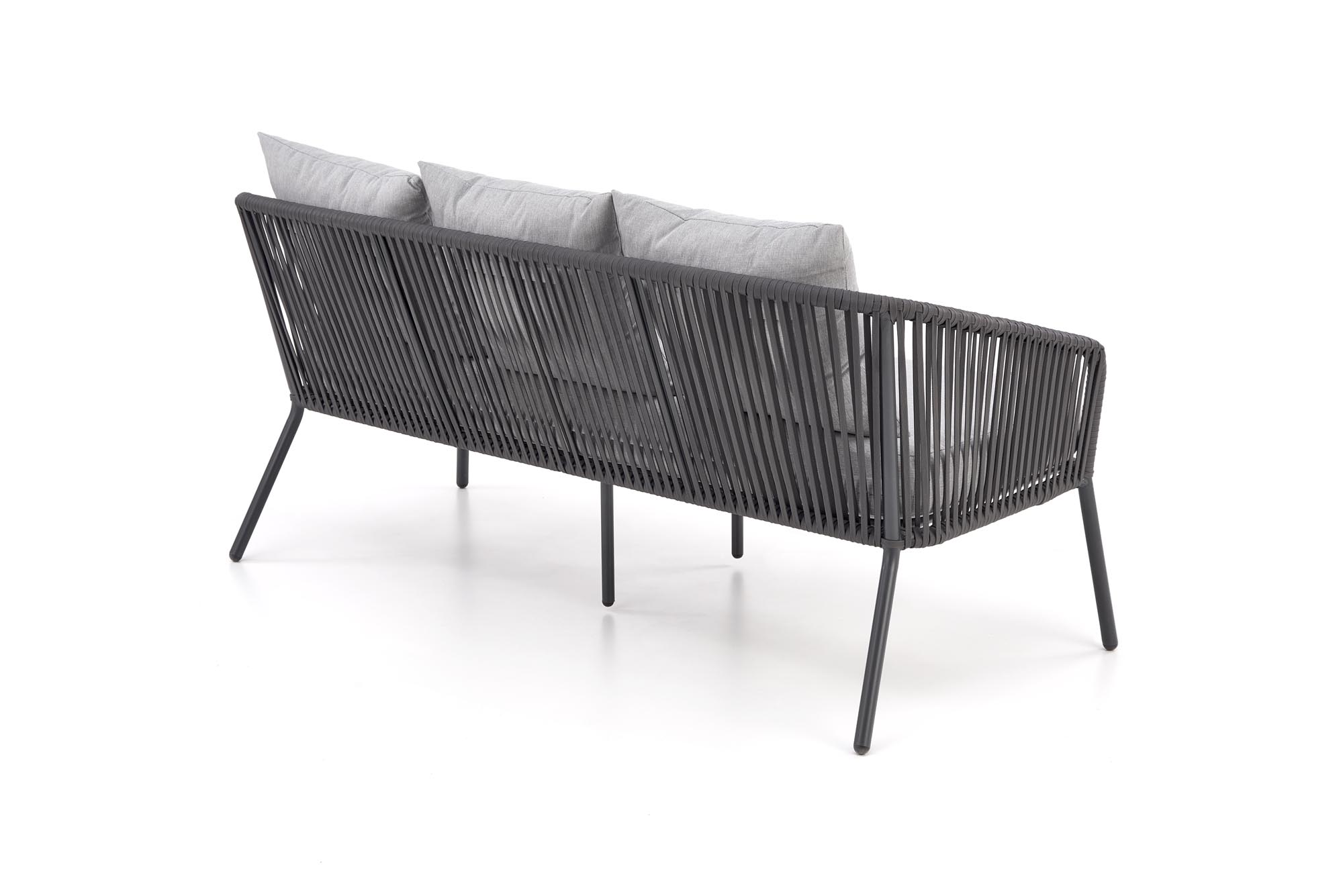 ROCCA zestaw ogrodowy ( sofa + fotel 2x + ława ), ciemny popiel / jasny popiel - obrazek 12