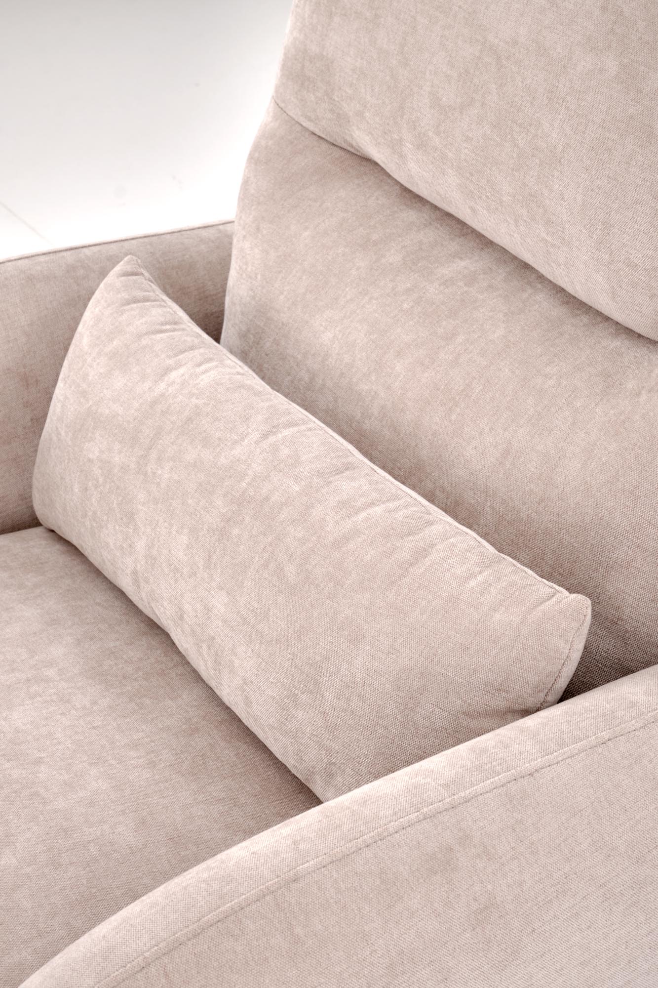 SAXON fotel wypoczynkowy z funkcją elektrycznego rozkładania / kołyski, beżowy - obrazek 12