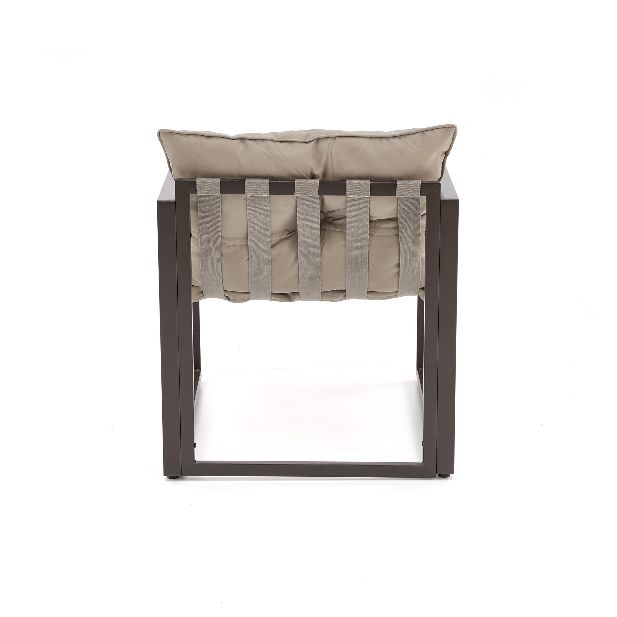 SHARK zestaw ogrodowy ( sofa + fotel 2x + ława ), ciemny brąz / cappuccino - obrazek 3