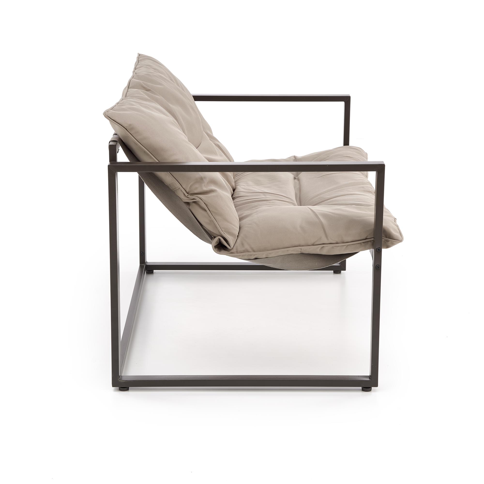 SHARK zestaw ogrodowy ( sofa + fotel 2x + ława ), ciemny brąz / cappuccino - obrazek 8