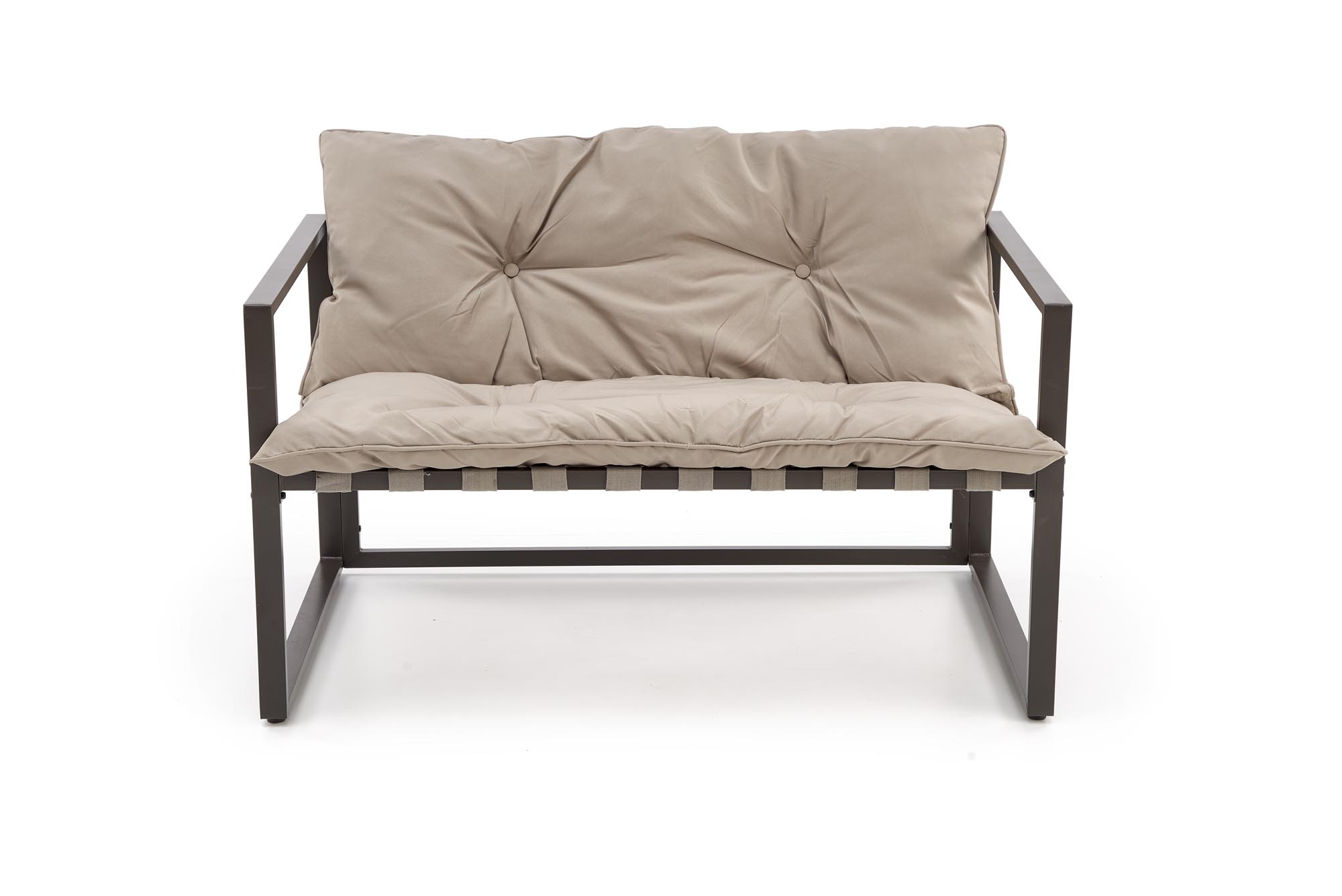 SHARK zestaw ogrodowy ( sofa + fotel 2x + ława ), ciemny brąz / cappuccino - obrazek 10