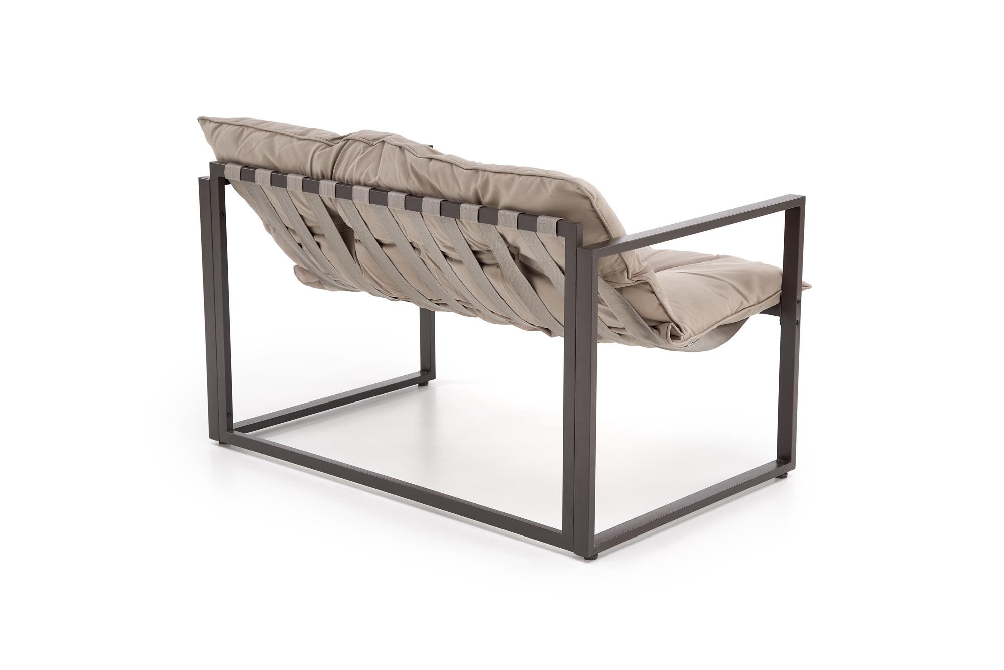 SHARK zestaw ogrodowy ( sofa + fotel 2x + ława ), ciemny brąz / cappuccino - obrazek 14