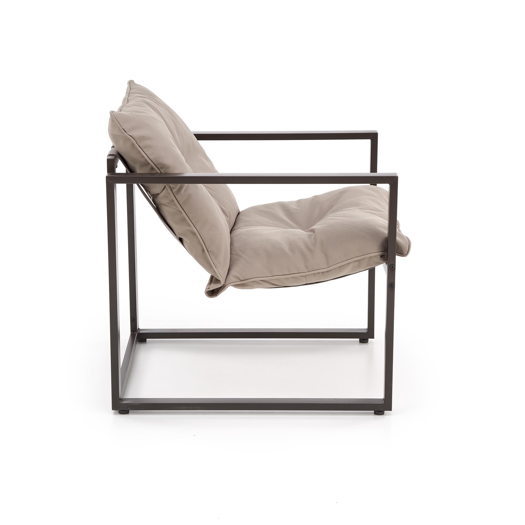 SHARK zestaw ogrodowy ( sofa + fotel 2x + ława ), ciemny brąz / cappuccino - obrazek 17