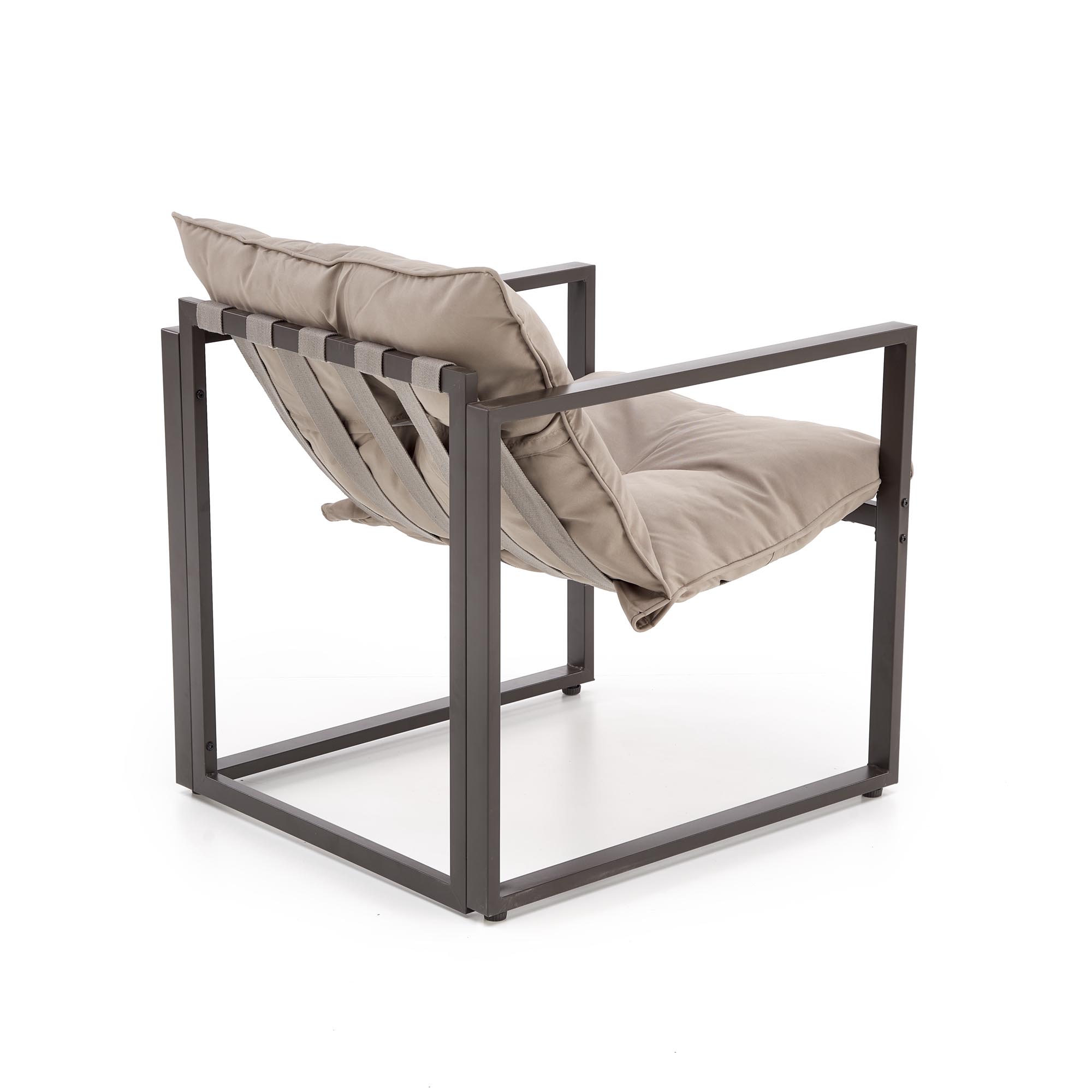 SHARK zestaw ogrodowy ( sofa + fotel 2x + ława ), ciemny brąz / cappuccino - obrazek 19