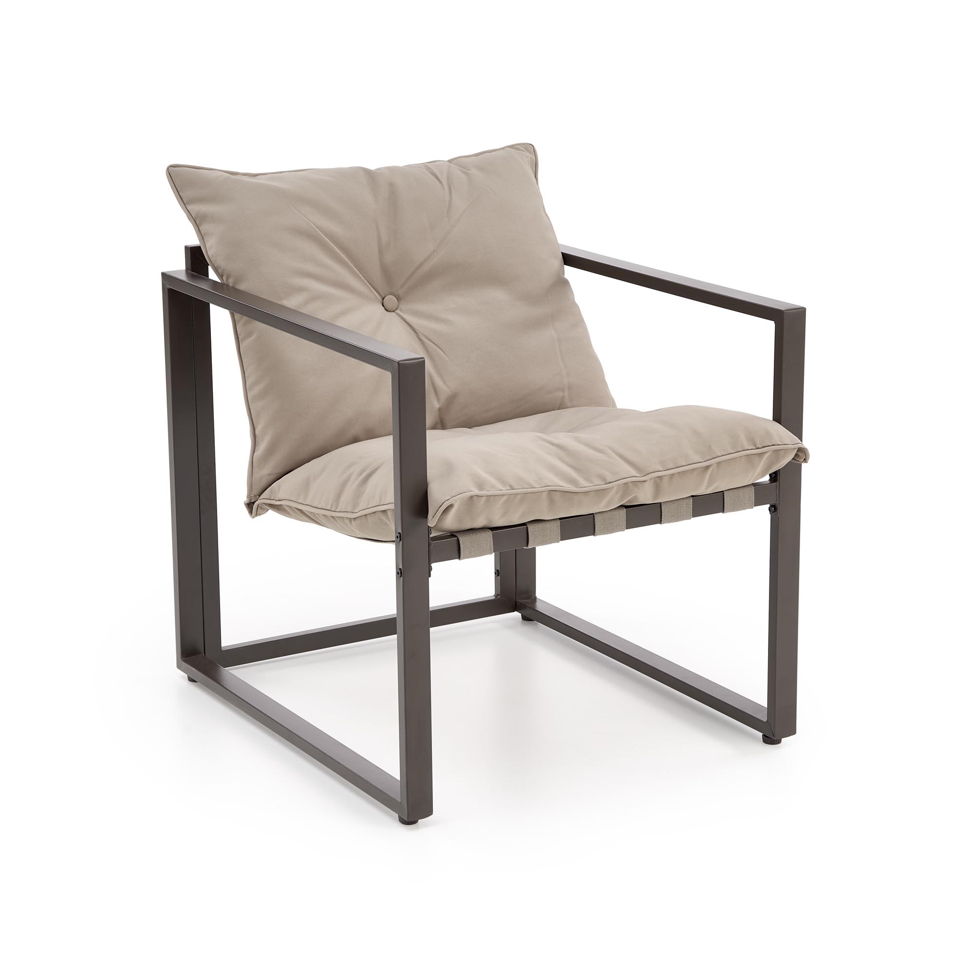 SHARK zestaw ogrodowy ( sofa + fotel 2x + ława ), ciemny brąz / cappuccino - obrazek 21