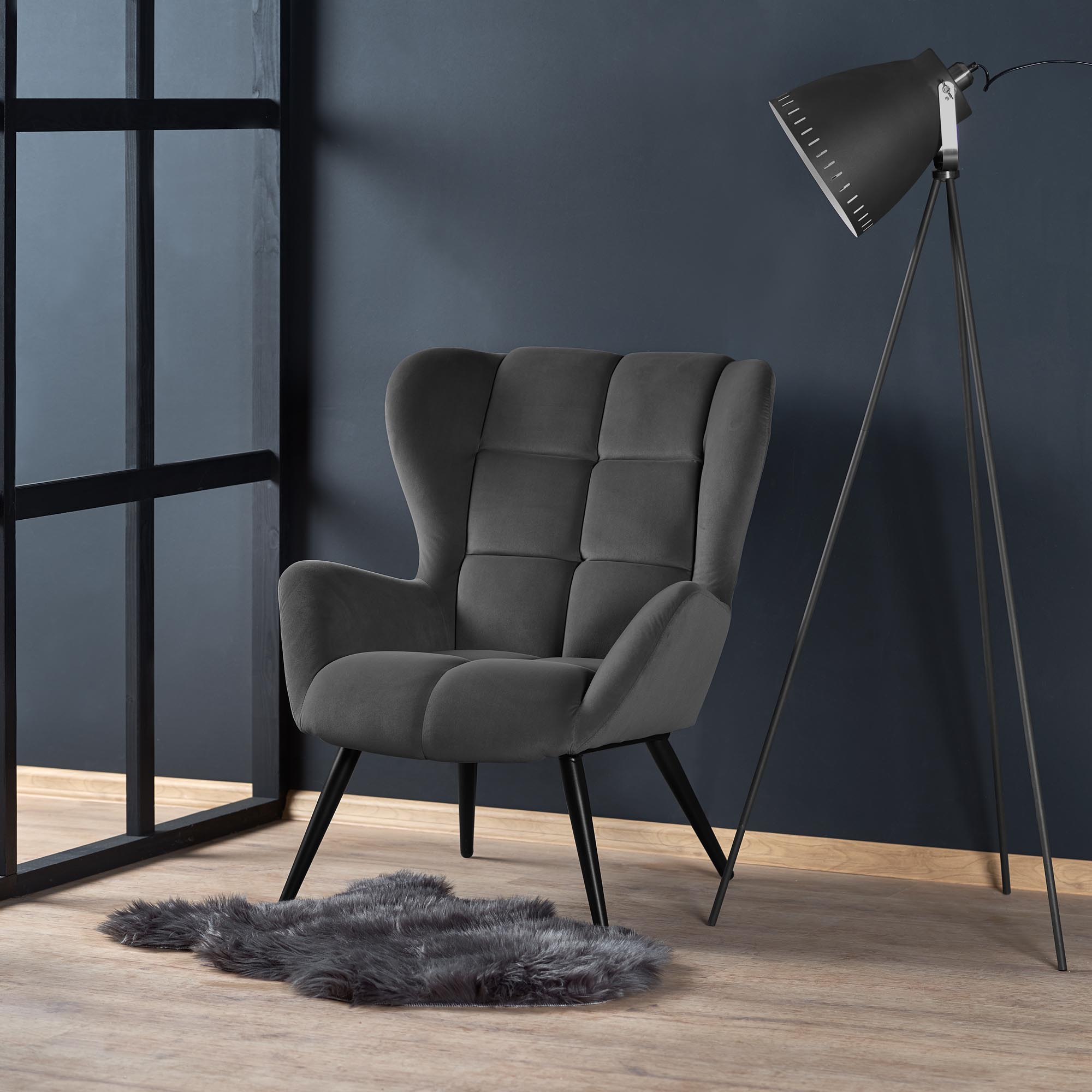 TYRION fotel wypoczynkowy popielaty - obrazek 4