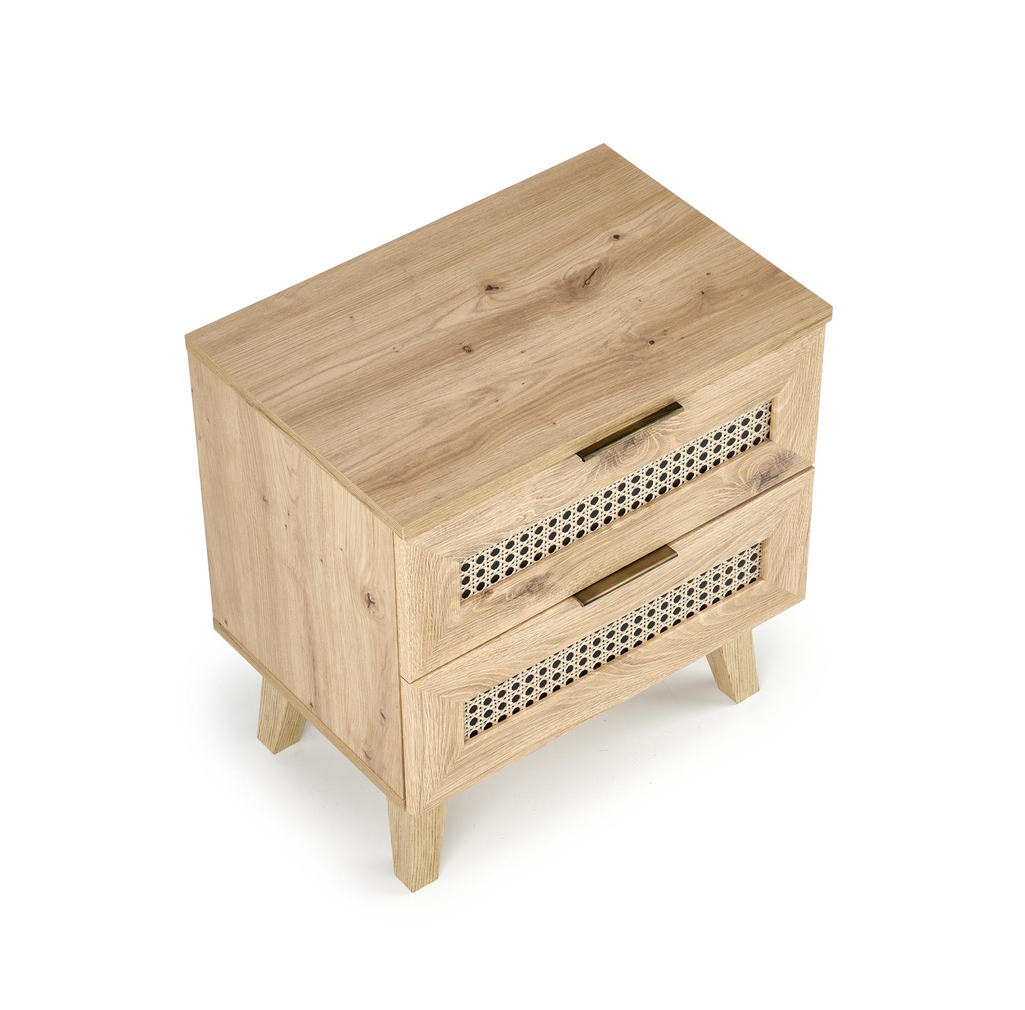BORNEO SN-1 szafka nocna dąb artisan/czarny - obrazek 3