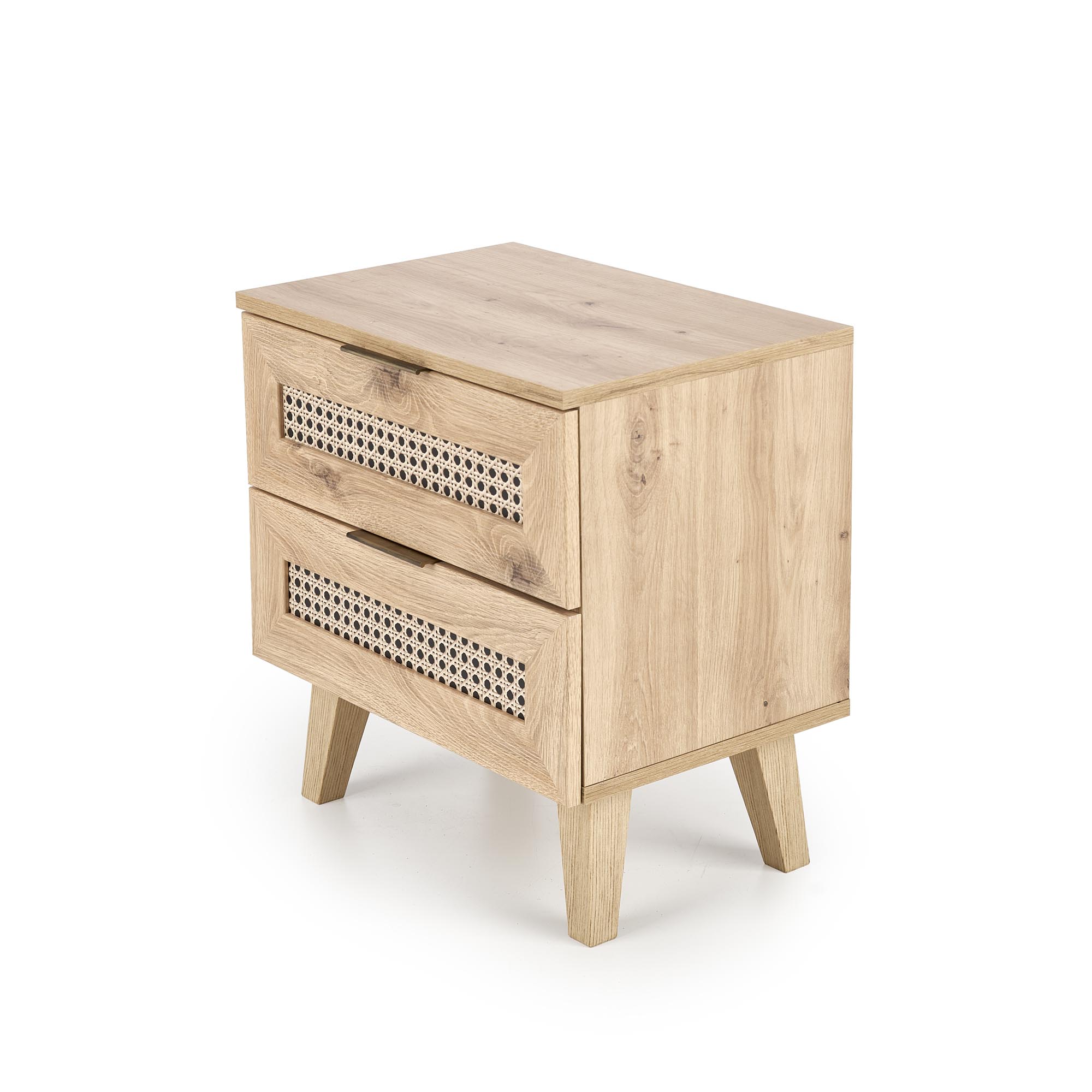 BORNEO SN-1 szafka nocna dąb artisan/czarny - obrazek 7