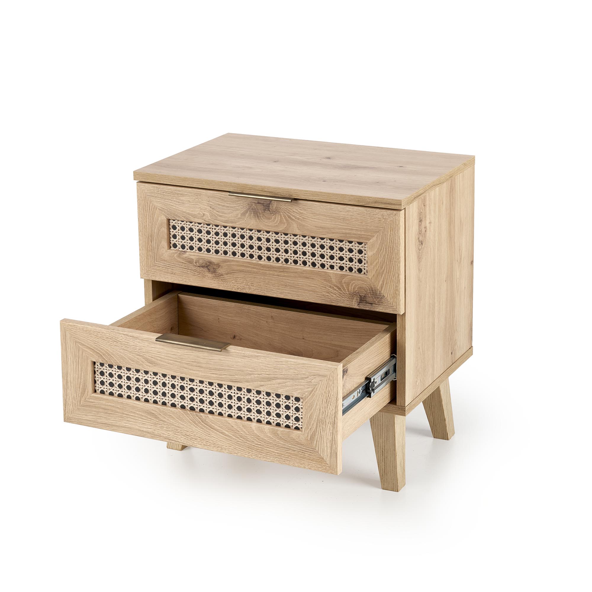 BORNEO SN-1 szafka nocna dąb artisan/czarny - obrazek 12