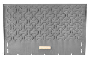 MODULO W2 łóżko 160 - wezgłowie popiel tap. Monolith 85