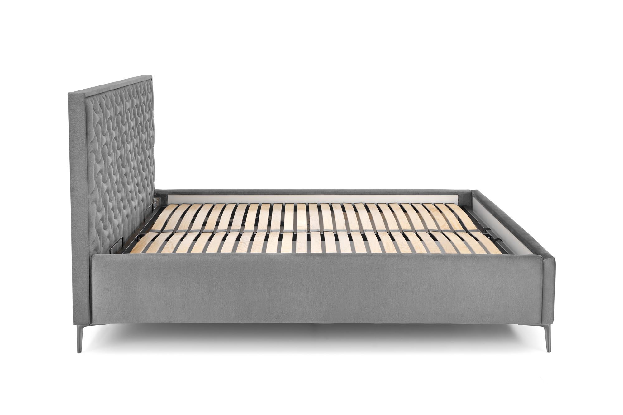 MODULO W2 łóżko 160 - wezgłowie popiel tap. Monolith 85 - obrazek 3