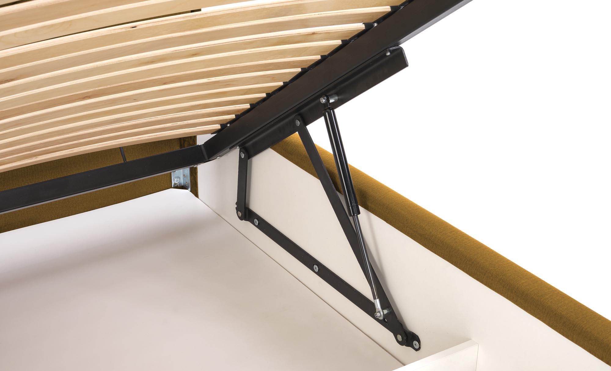 MODULO W4 łóżko 160 - wezgłowie musztardowy tap. Monolith 48 - obrazek 9