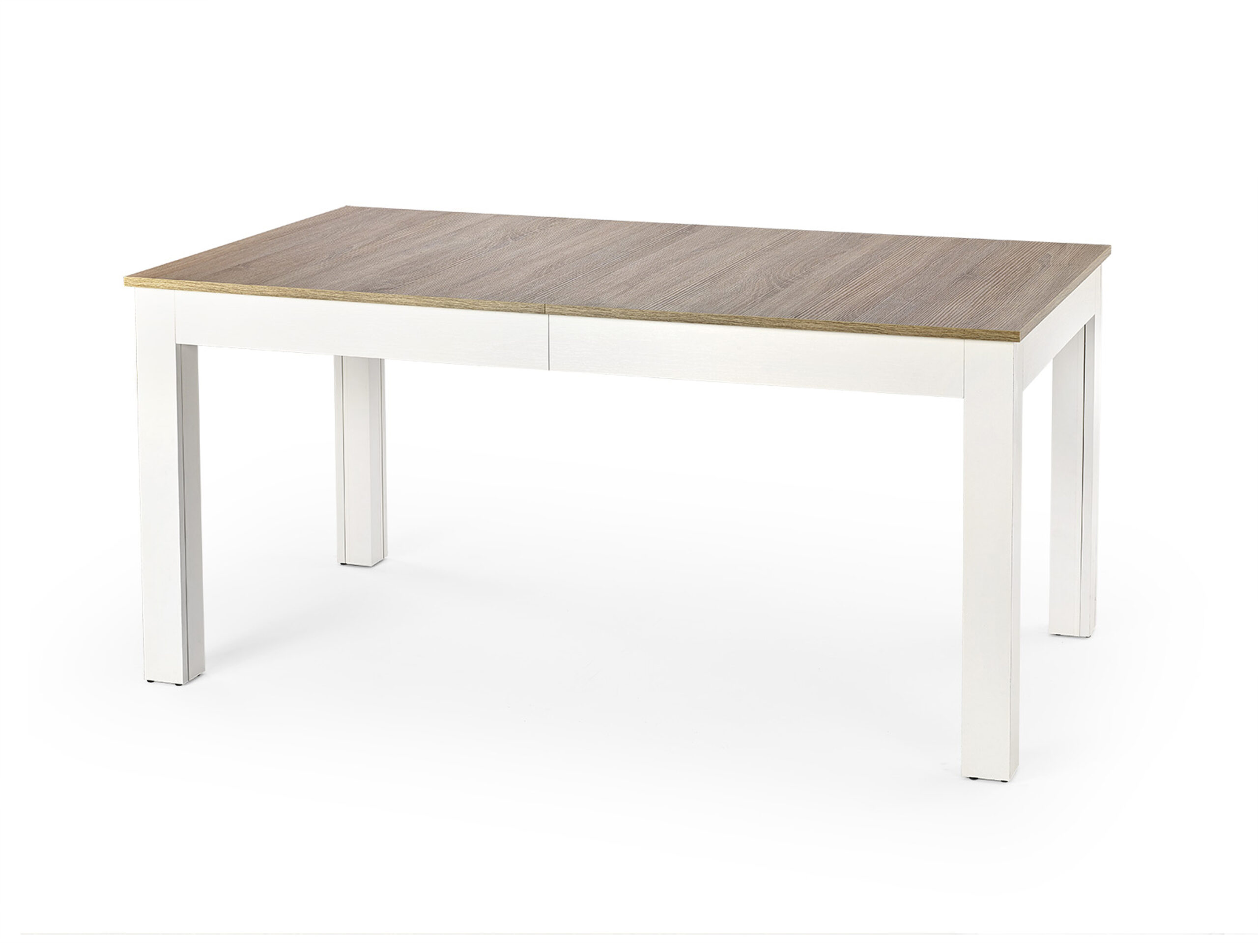 SEWERYN 160/300 cm stół kolor dąb sonoma / biały (160-300x90x76 cm) - obrazek 3