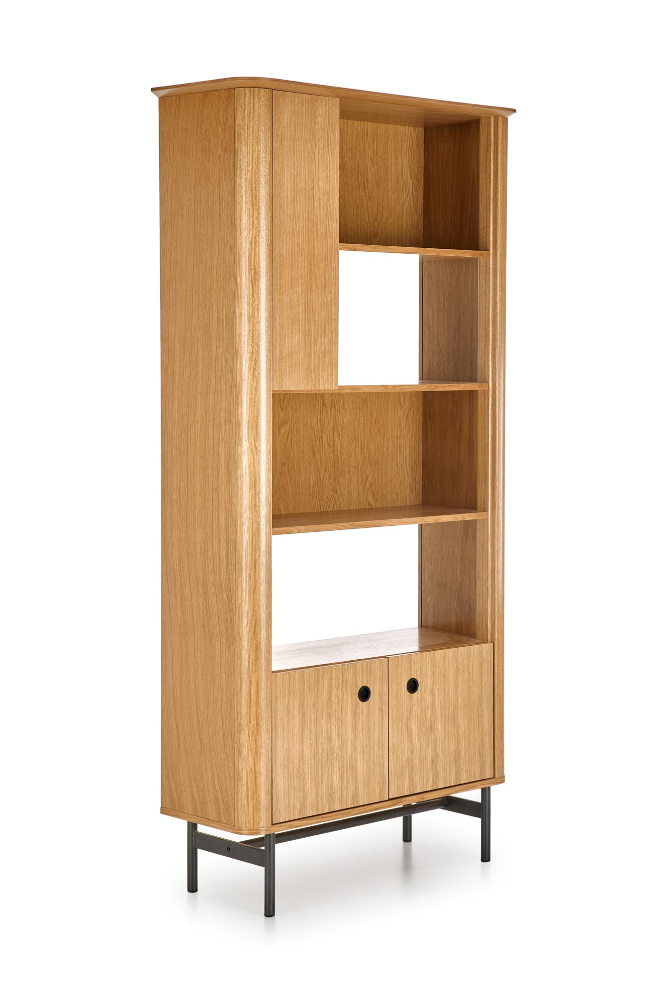 SMART regał REG-1 dąb naturalny/czarny - obrazek 7