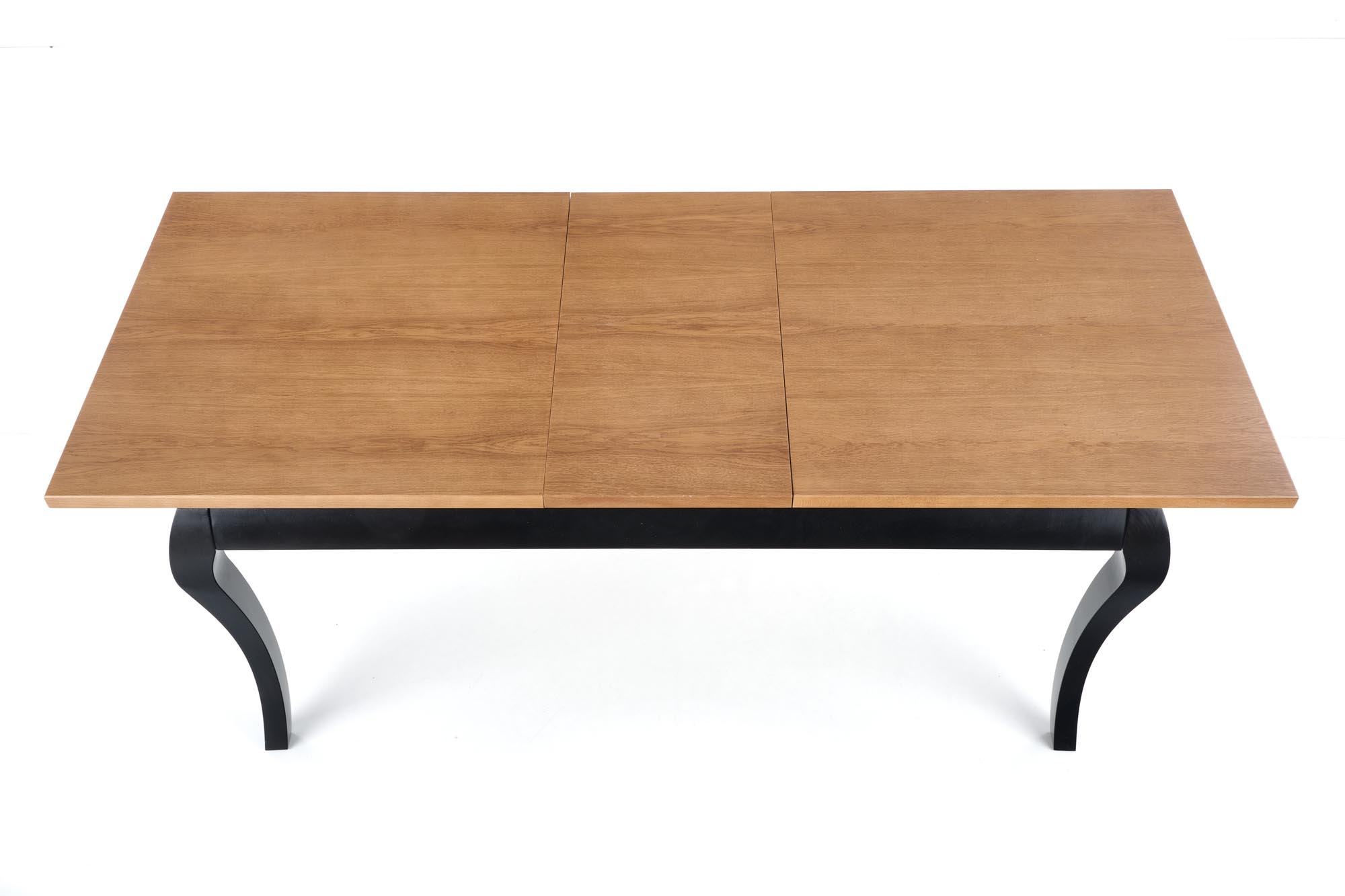 WINDSOR stół rozkładany 160-240x90x76 cm kolor ciemny dąb/czarny - obrazek 16