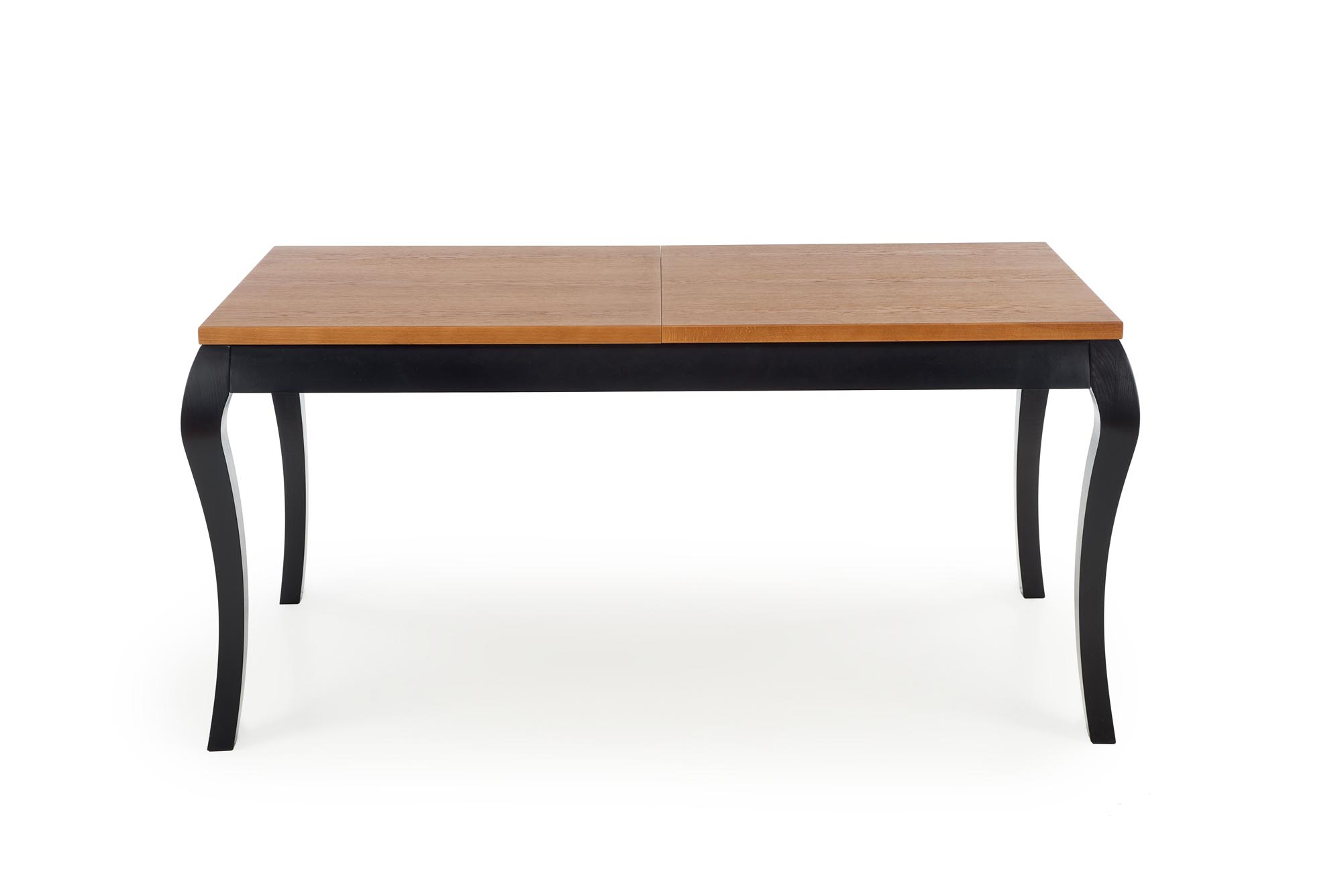 WINDSOR stół rozkładany 160-240x90x76 cm kolor ciemny dąb/czarny - obrazek 17
