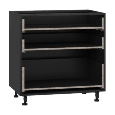 VENTO D3S-80/82 korpus, szafka dolna z szufladami, mechanizm Hettich czarny