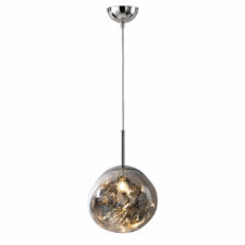 Lampa wisząca GLAM S srebrna 18 cm