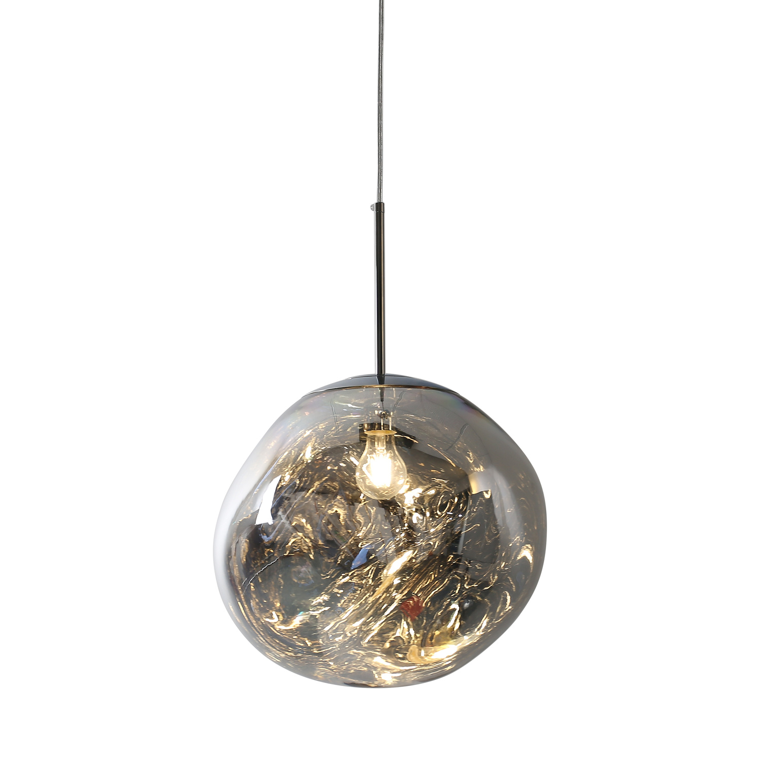 Lampa wisząca GLAM S srebrna 18 cm - obrazek 7