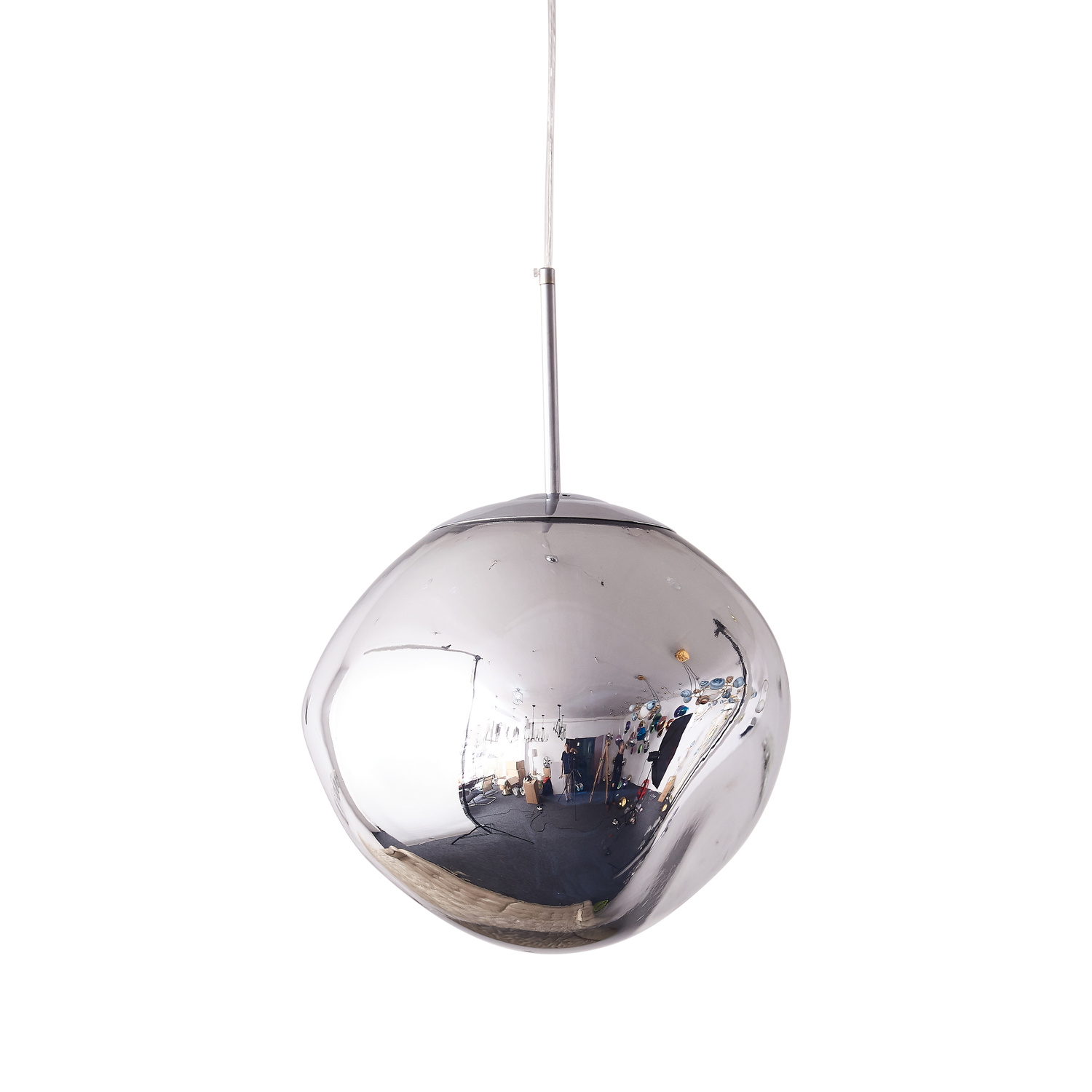 Lampa wisząca GLAM S srebrna 18 cm - obrazek 9