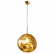 Lampa wisząca GLAM M złota 28 cm