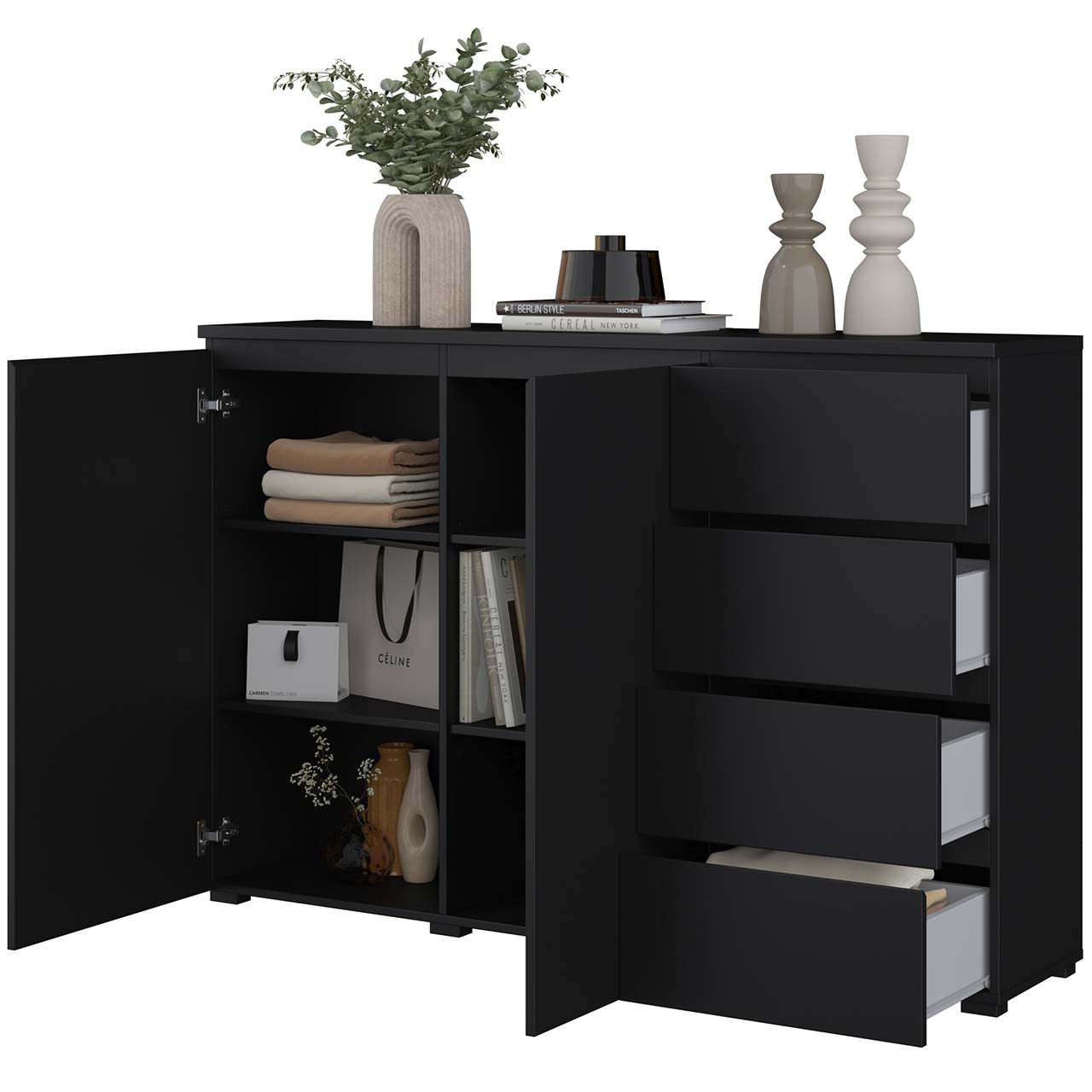 Komoda MUDO 45 czarny onyx - obrazek 5