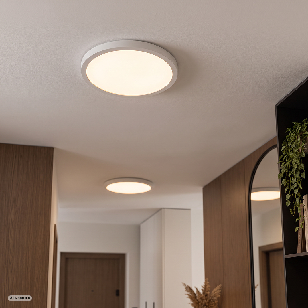 Plafon BODRUM okrągły OY-01 30cm 24W CCT IP44 biały - obrazek 6