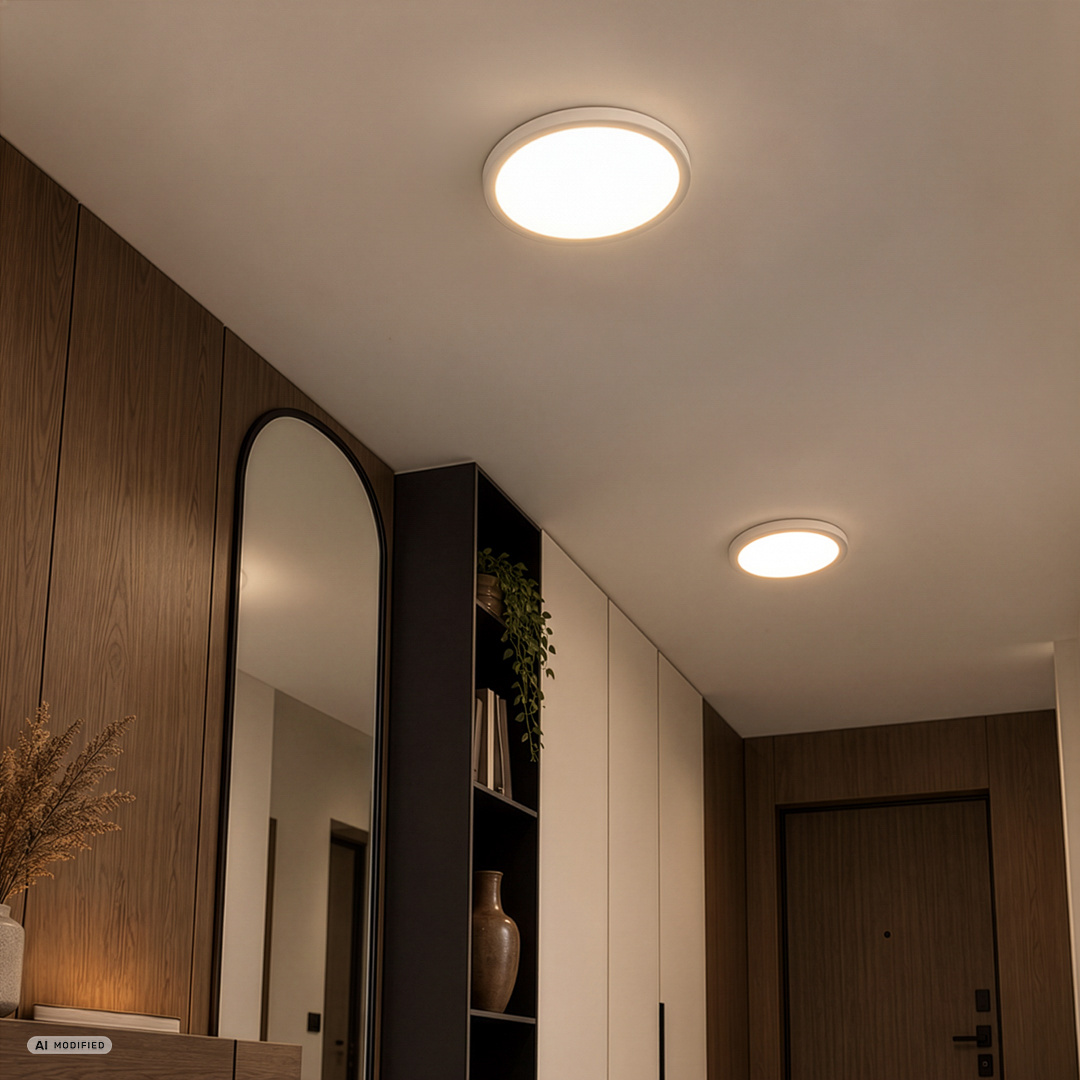 Plafon BODRUM okrągły OY-01 30cm 24W CCT IP44 biały - obrazek 7