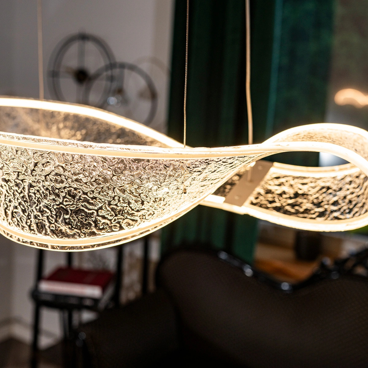 Lampa wisząca Ribbon No.2 90cm ściemnianie z pilota - obrazek 8