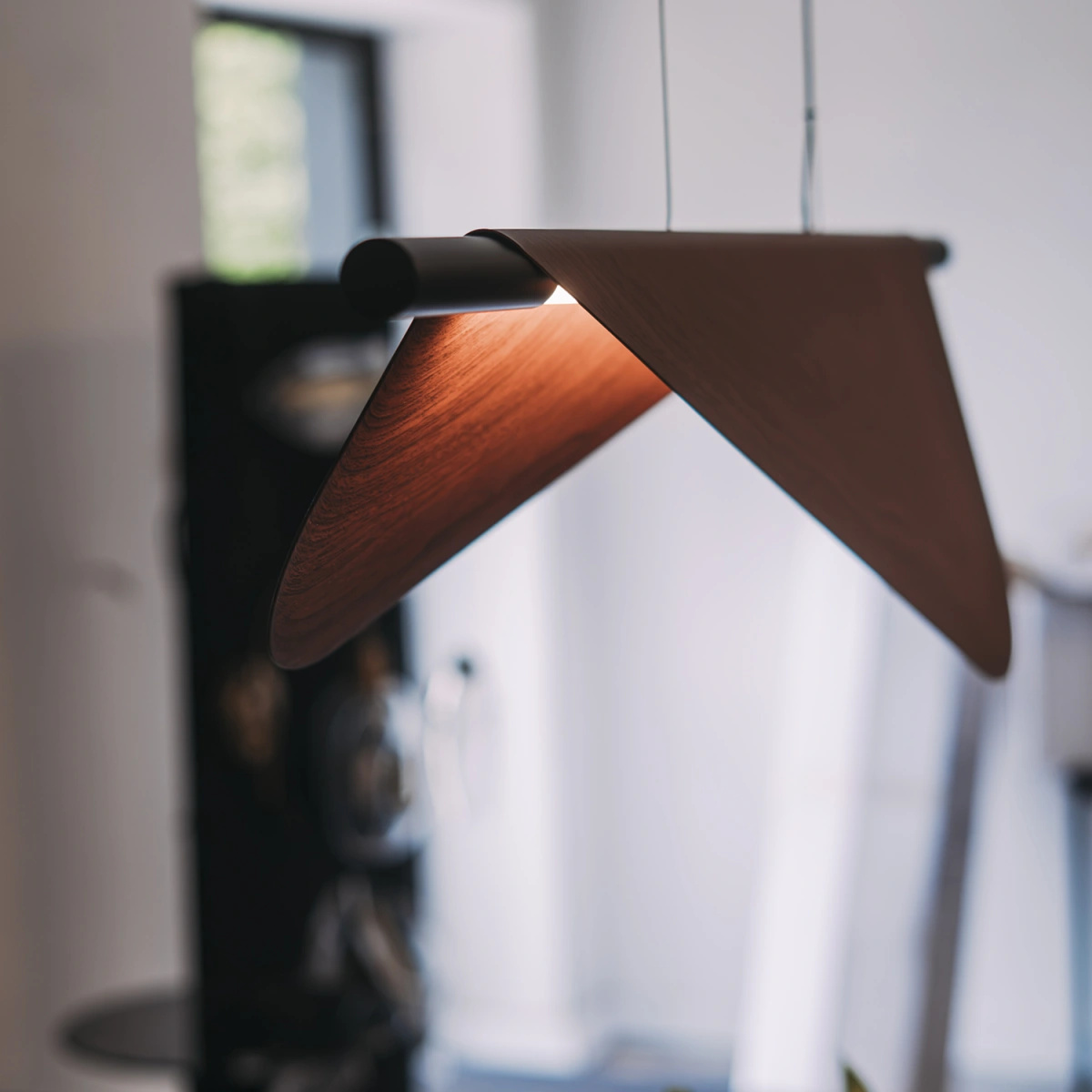 Lampa wisząca Nakama No.1 100 ściemnialna z pilota Japandi - obrazek 5