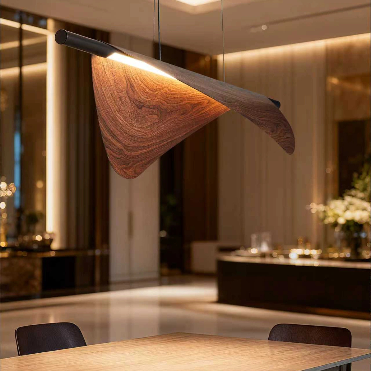 Lampa wisząca Nakama No.1 100 ściemnialna z pilota Japandi - obrazek 9