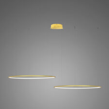 Lampa Ledowe Okręgi No.2 CO2 złota 80cm 4k ściemnialna