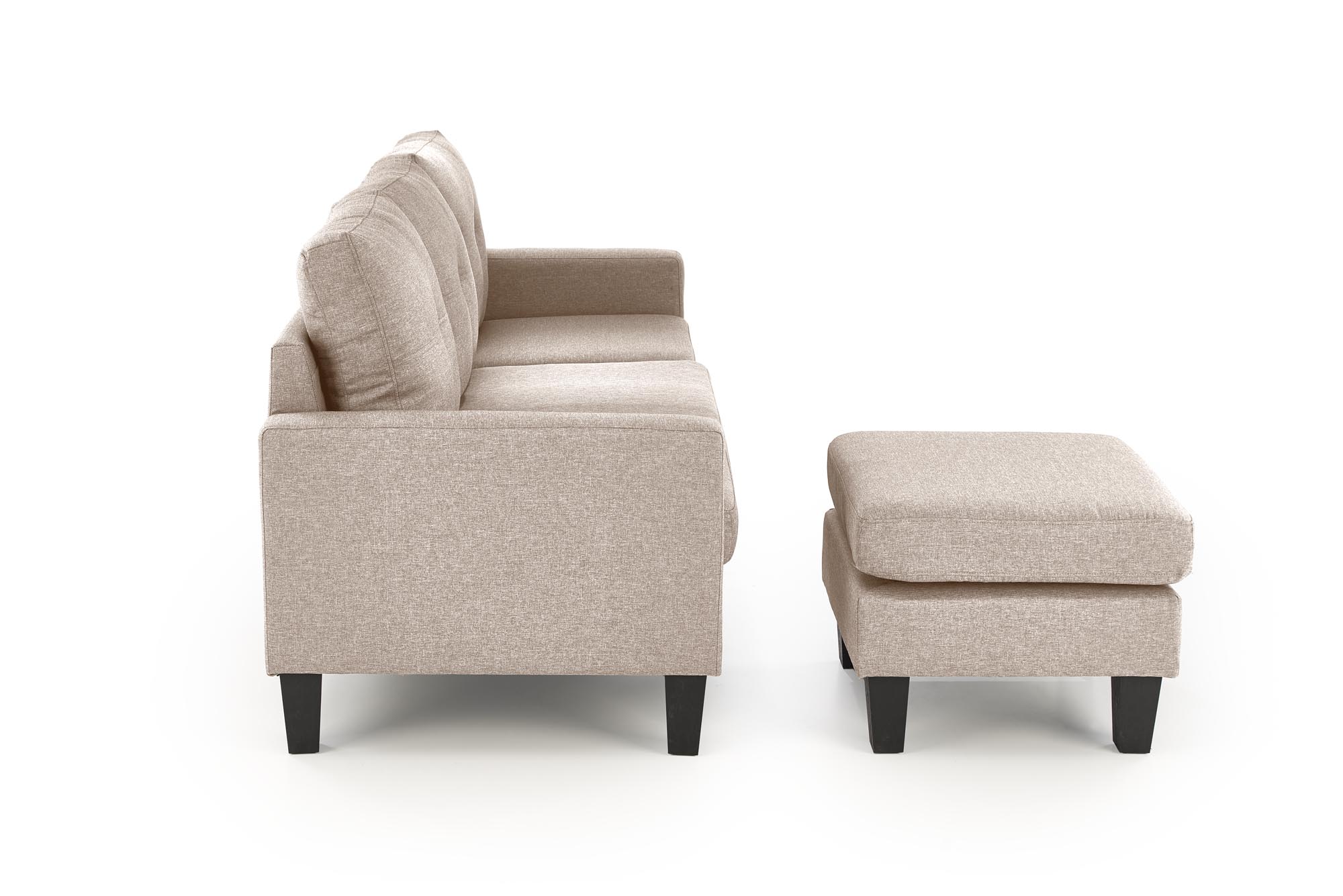 GERSON sofa z podnóżkiem beżowy - obrazek 6