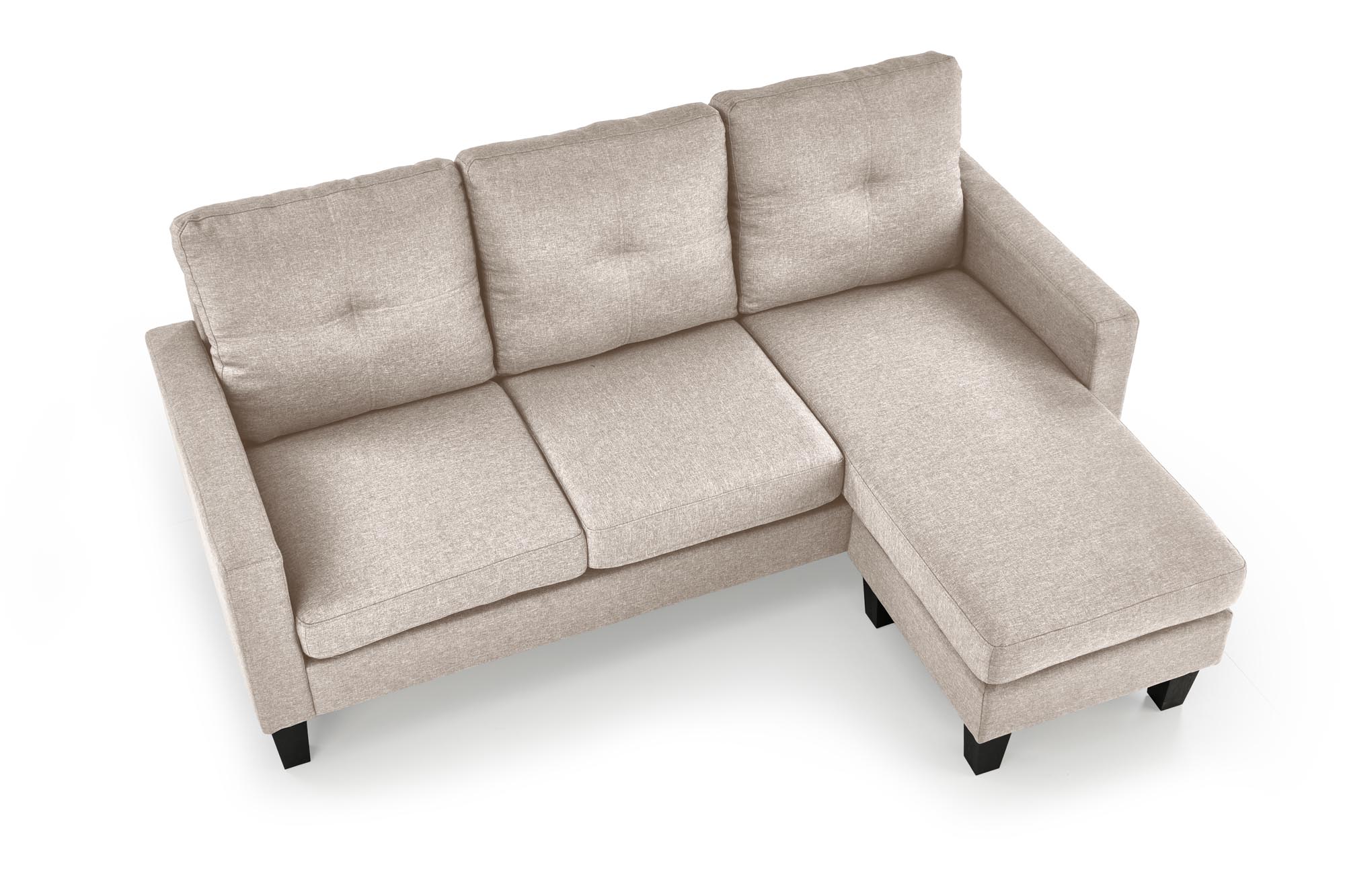 GERSON sofa z podnóżkiem beżowy - obrazek 10