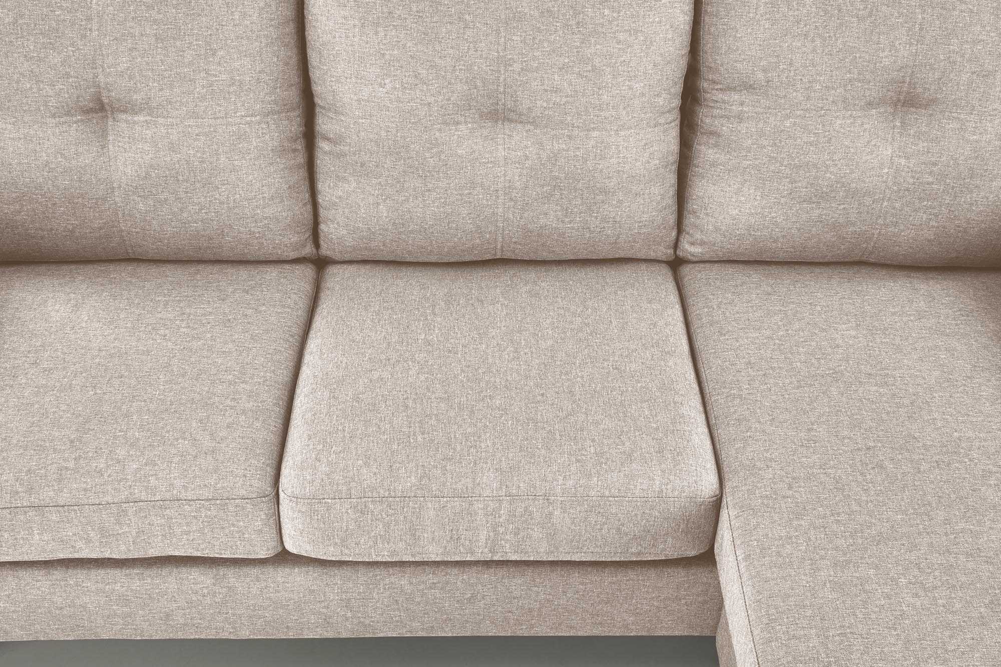 GERSON sofa z podnóżkiem beżowy - obrazek 13