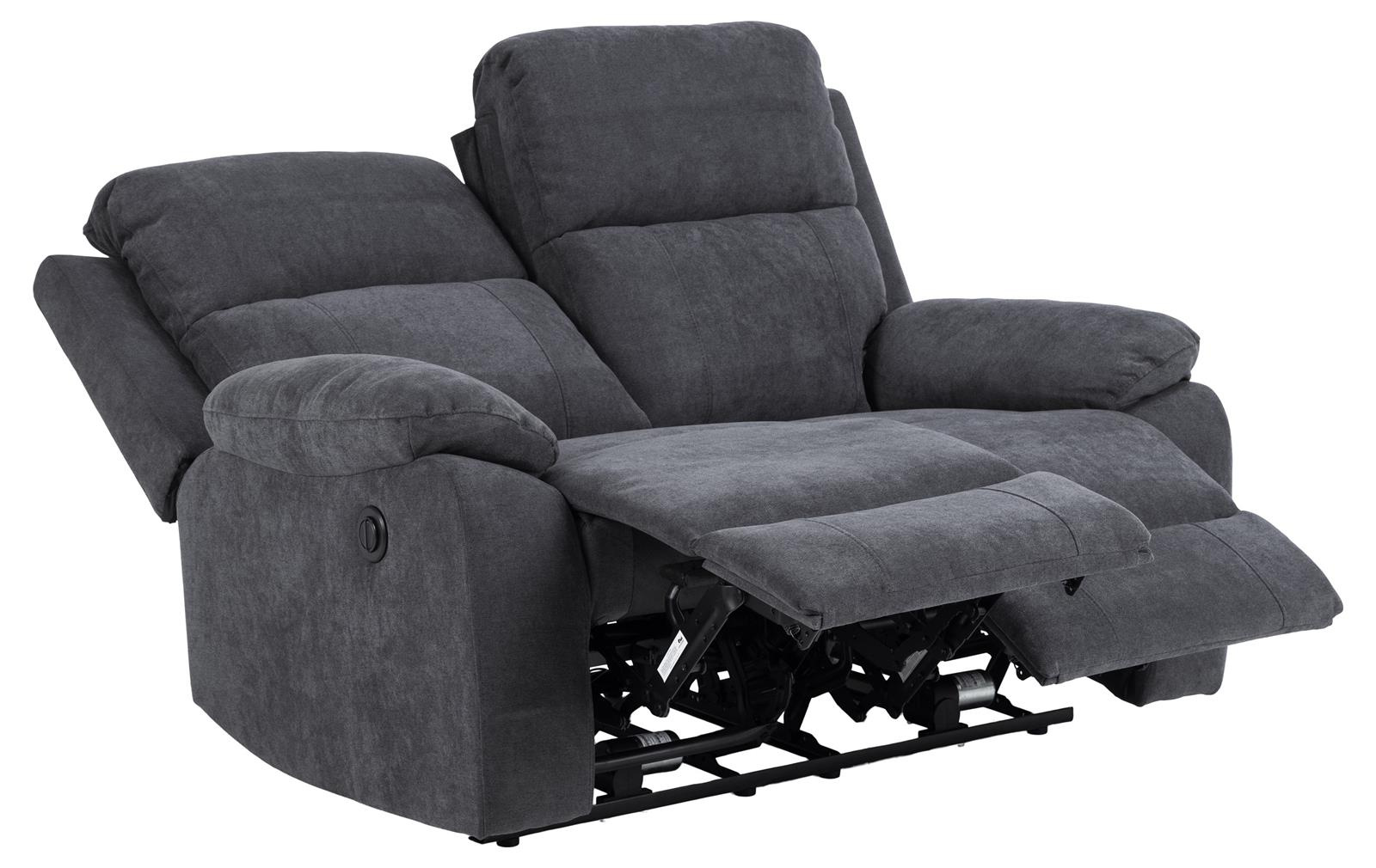 Sofa rozkładana Mora 2-osobowa do salonu nowoczesna tapicerowana z funkcją spania - obrazek 3