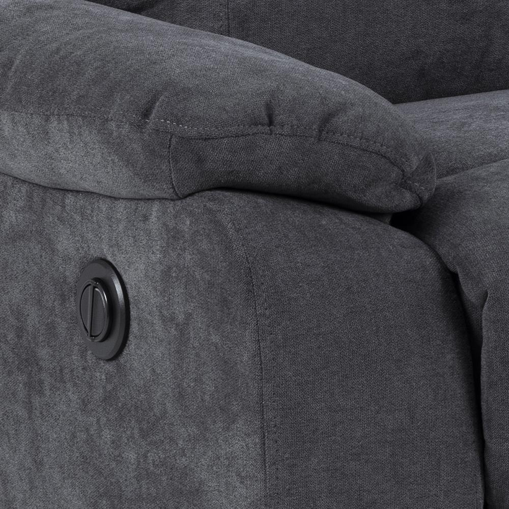 Sofa wypoczynkowa Mora 3 osobowa nowoczesna z automatycznym rozkładaniem do salonu szara - obrazek 5