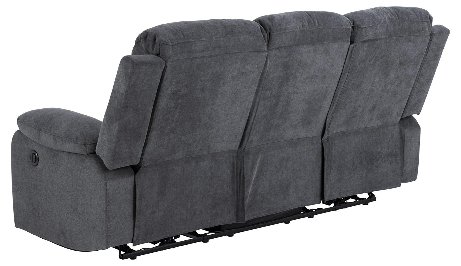 Sofa wypoczynkowa Mora 3 osobowa nowoczesna z automatycznym rozkładaniem do salonu szara - obrazek 9